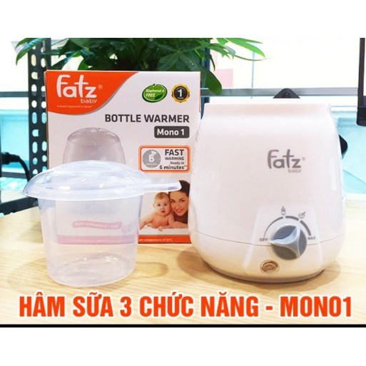 [Bh12thang][kèm quà] Máy hâm sữa và thức ăn 3 chức năng Fatzbaby MONO 1 - FB3003SL