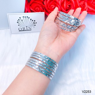 Vòng ximen bộ 7 chiếc xi trắng cao cấp Orin V2253