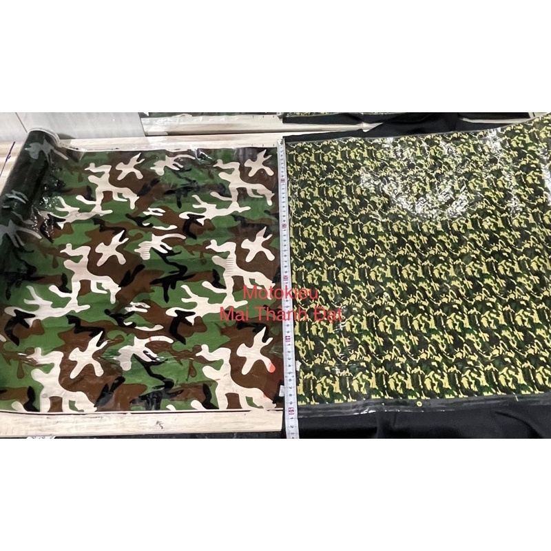 Màng film in chuyển nước 0,5m x 4m họa tiết Camo Rằn Ri chuyên dụng