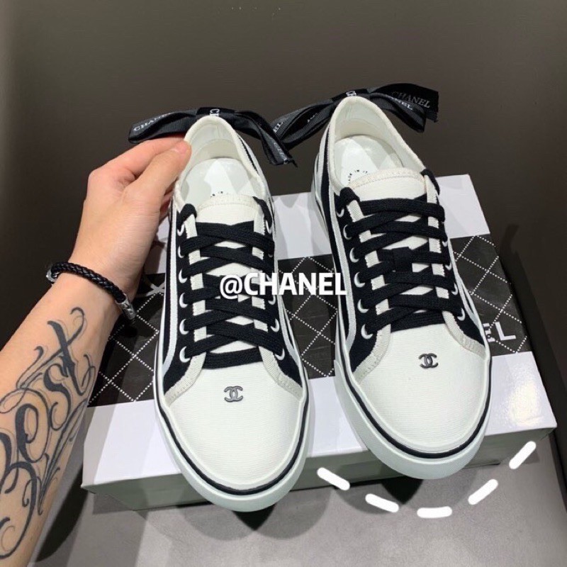 Giày thể thao da thật cao cấp 𝘾𝙝𝙖𝙣𝙚𝙡 CN/Channel