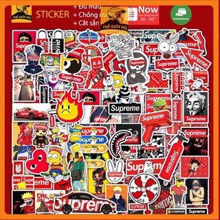 Stiker dán mũ bảo hiểm điện thoại laptop cực đẹp