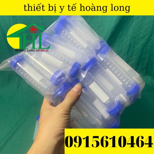 Com Bo 100 Ống ly tâm ,  ống Falcon 50ml đáy nhọn chuyên dụng