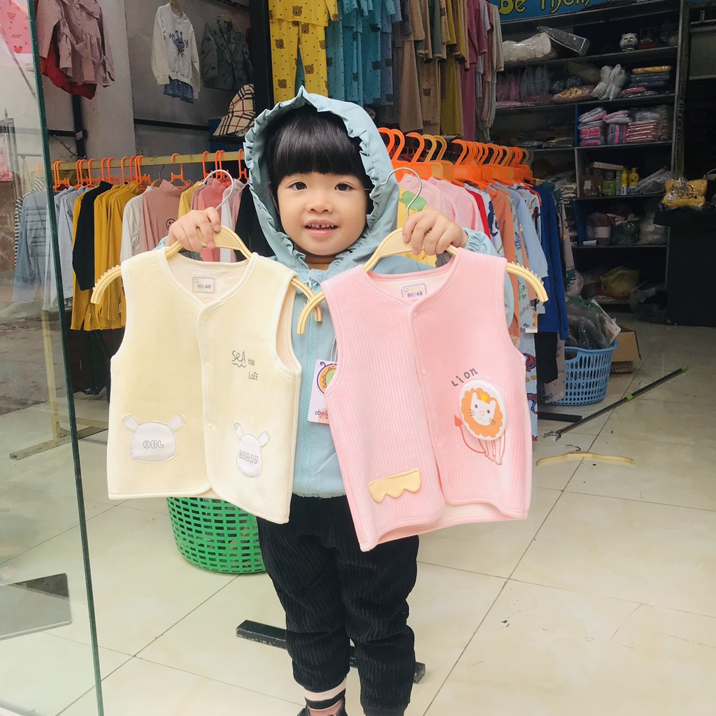 [Bán Lẻ Gía Buôn] Áo Ghi Lê DaHi Kids Bé Trai Gái Chất Nhung Mềm Ấm Size 7-12kg