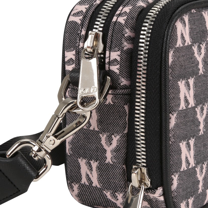 Túi MLB Auth FREESHIP MLB Monogram Jacquard Mini Cross Bag New York Yankees Chính Hãng - Túi Đeo Chéo - Simple Sneaker