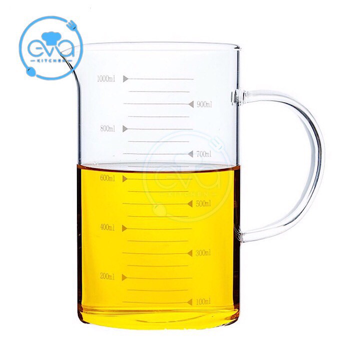 Ly Thuỷ Tinh Chia Vạch Đo Lường 1000 Ml