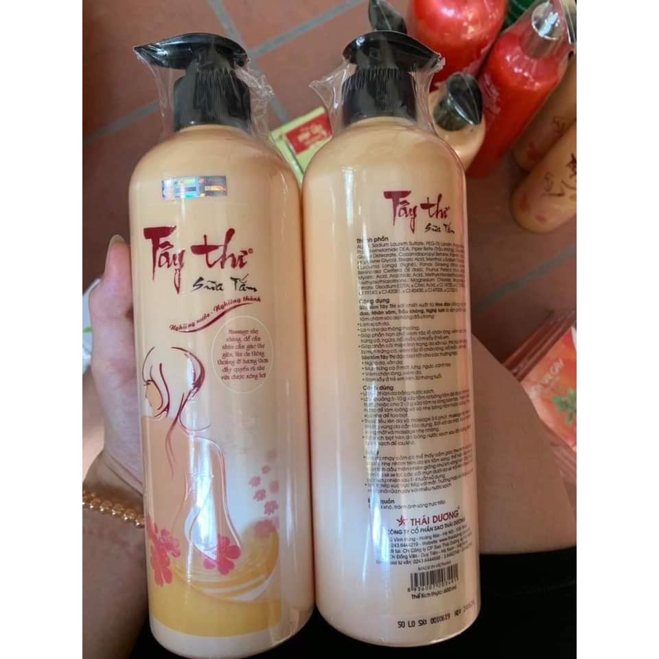 Sữa tắm Tây Thi (Hoa Đào) giúp làm giảm mụn, phục hồi và làm sạch da 200ml, 500ml - Sao Thái Dương | BigBuy360 - bigbuy360.vn