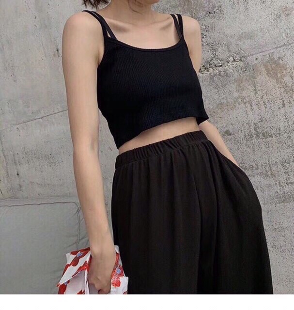 [Mã WARN10 giảm 10k đơn 99k] Áo 2 dây croptop 8 màu siu xinh chất đẹp | BigBuy360 - bigbuy360.vn