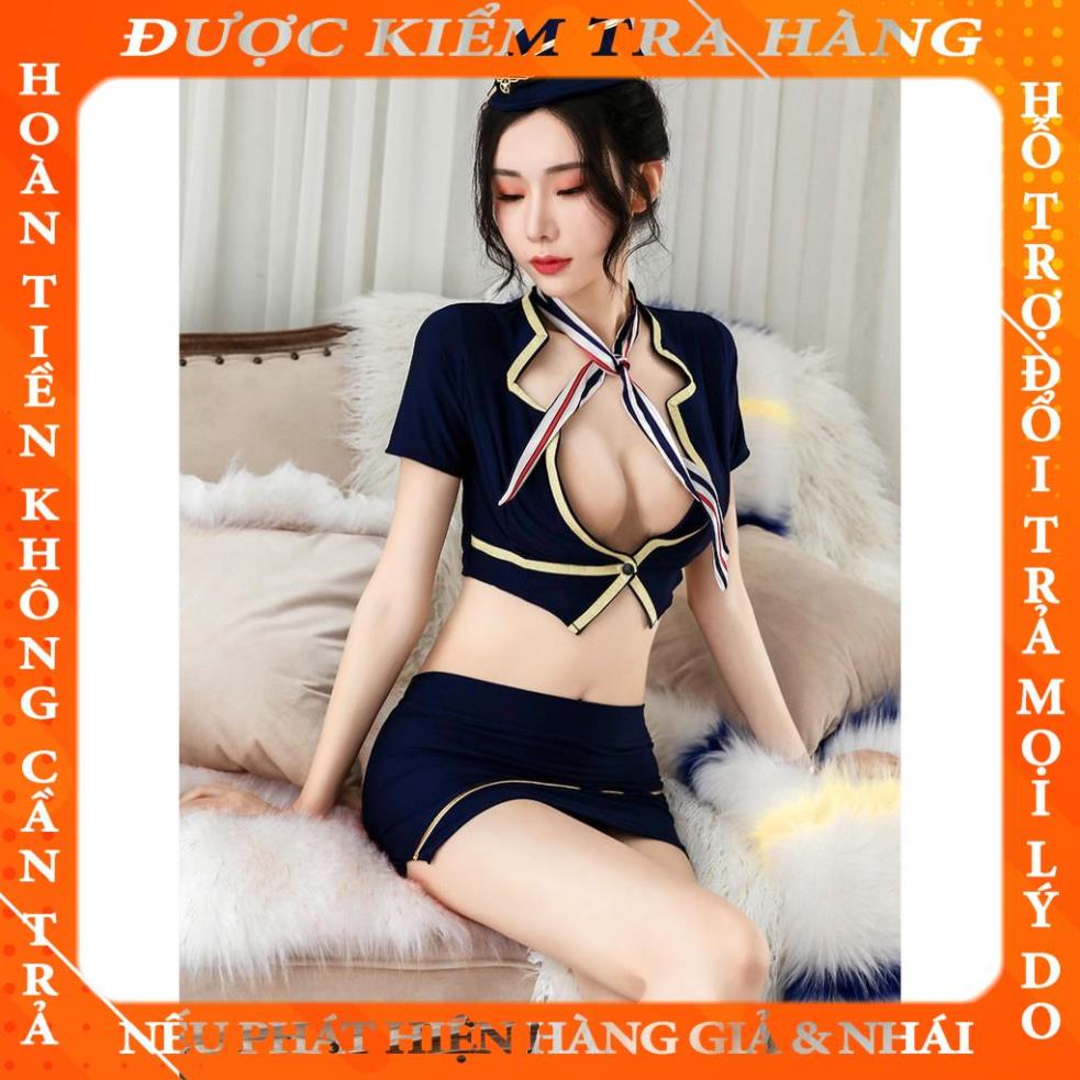 Bộ cosplay sexy nữ phi công trang phục nữ tiếp viên hàng không gợi cảm váy ngủ đầm ngủ sexy CP07 1044  okhucli | BigBuy360 - bigbuy360.vn