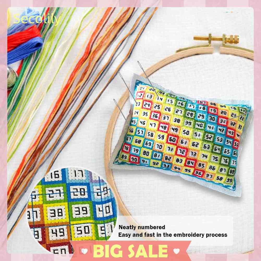 Túi Đựng Kim Thêu Tranh Chữ Thập DIY