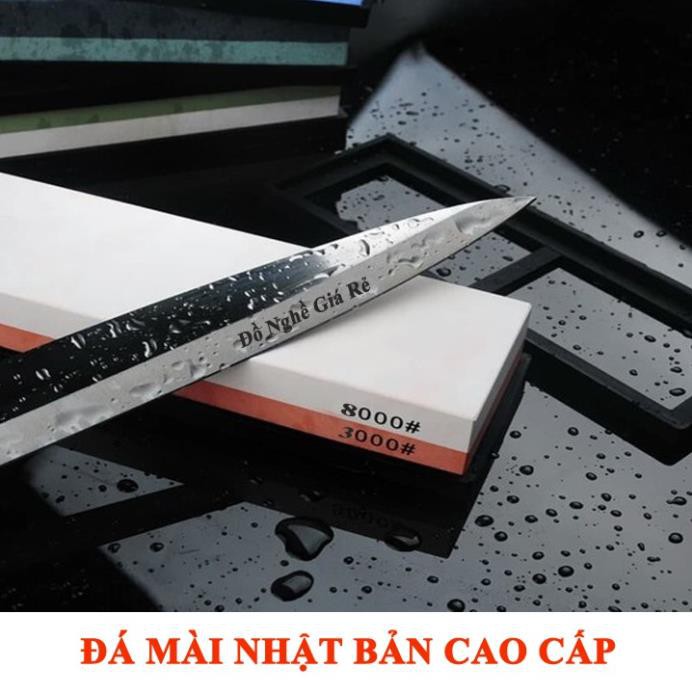 ĐÁ MÀI DAO NHẬT BẢN 2 MẶT SIÊU SẮC - ĐÁ MÀI NHẬT TỰ NHIÊN NƯỚC MỊN 1000 3000 8000 (DCG)