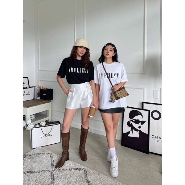 Áo Thun Form Rộng In Chữ Amélie | BigBuy360 - bigbuy360.vn