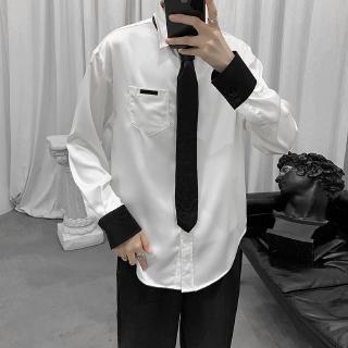 Áo Sơ Mi Dáng Rộng Phong Cách Hàn Quốc Thời Trang Mùa Xuân Cho Nam