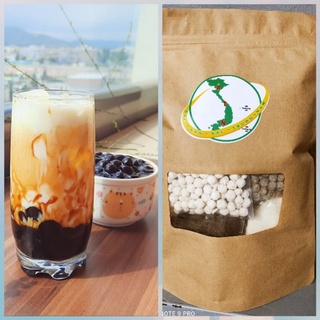 Set 6 ly sữa tươi trân châu đường đen