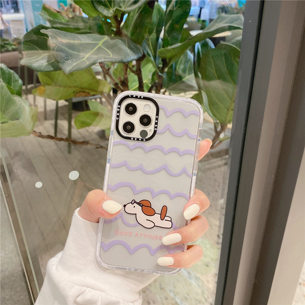 Ốp điện thoại silicone hoạt hình cho IPhone 12pro max 12mini 11Pro Max XS Max XR SE 2020 6 6s 7 8 Plus | BigBuy360 - bigbuy360.vn