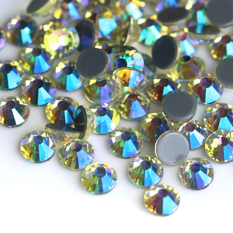 Đá Pha Lê AB SS6-SS30 Dùng Trang Trí Quần Áo DIY
