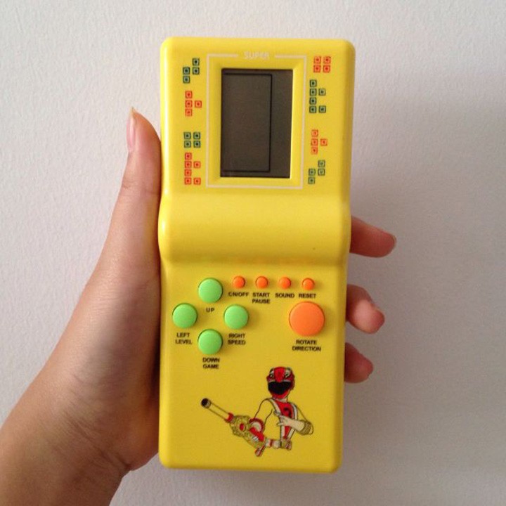 Vỉ Đồ Chơi Máy Chơi Game Điện Tử Xếp Gạch, Xếp Hình