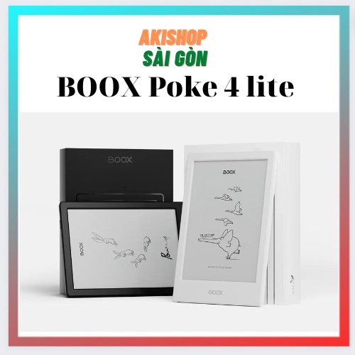 Máy đọc sách Boox Poke 4 Lite 16GB Akishop Sài Gòn