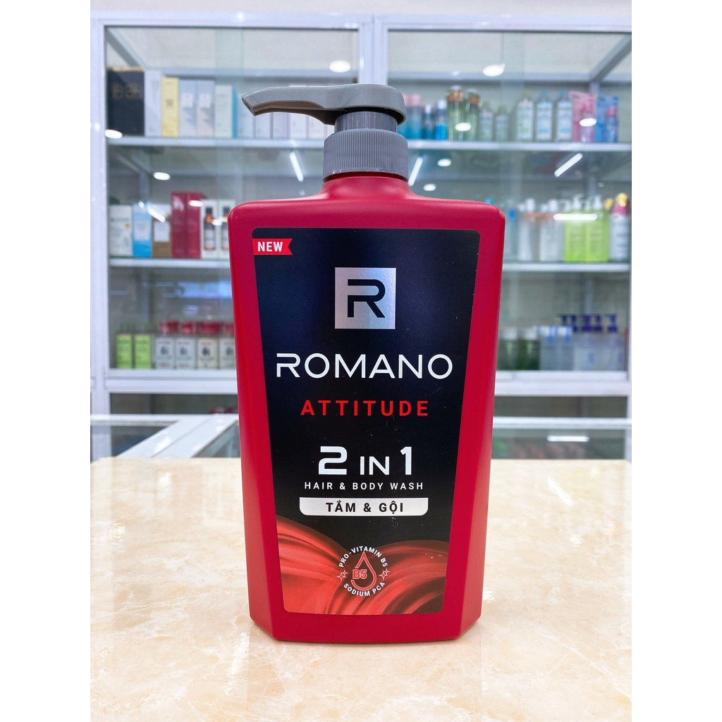 Dầu Gội - Sữa Tắm  Attitude Romano 650G Chính Hãng Công Ty