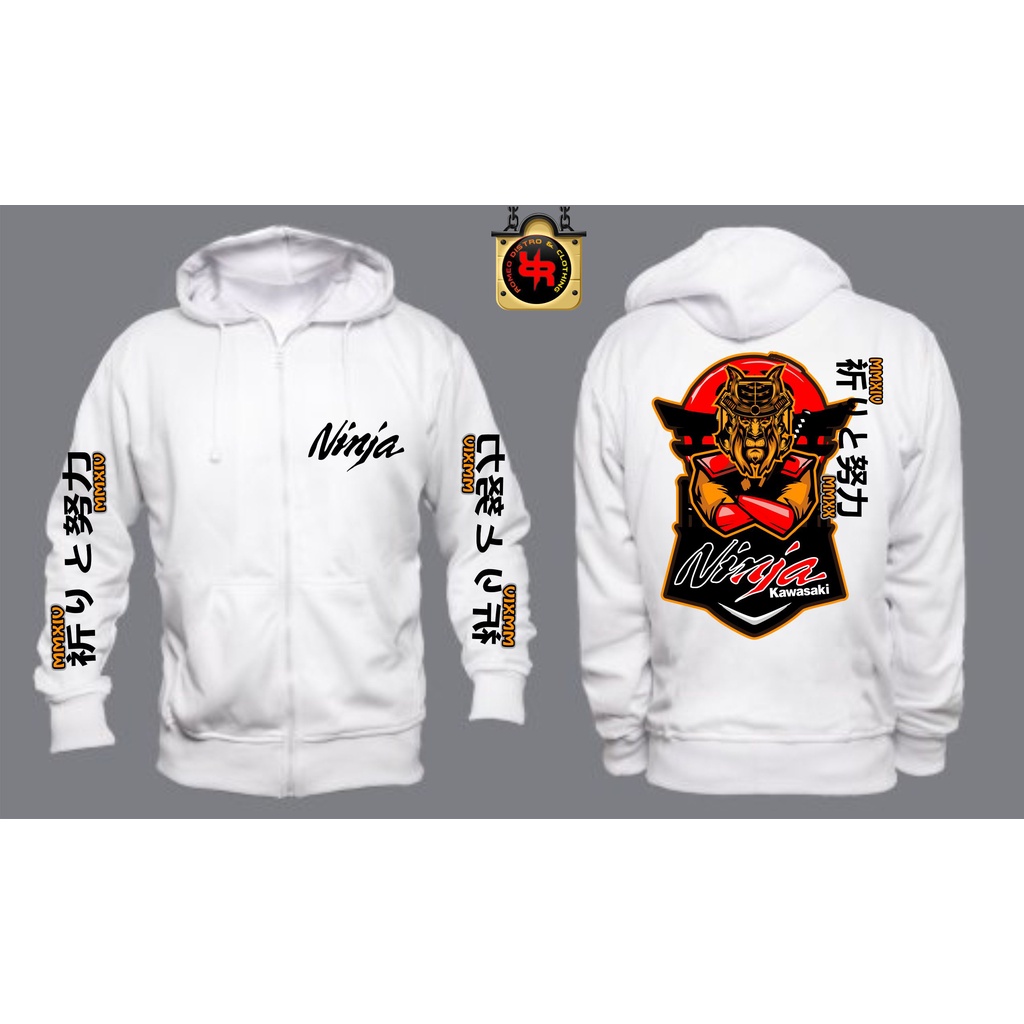 Áo Khoác Sweater Kawasaki Ninja 2 Phối Khóa Kéo Cá Tính Cho Nam Và Nữ