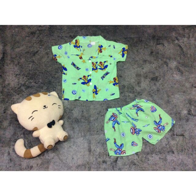 Bộ lanh pijama bé trai