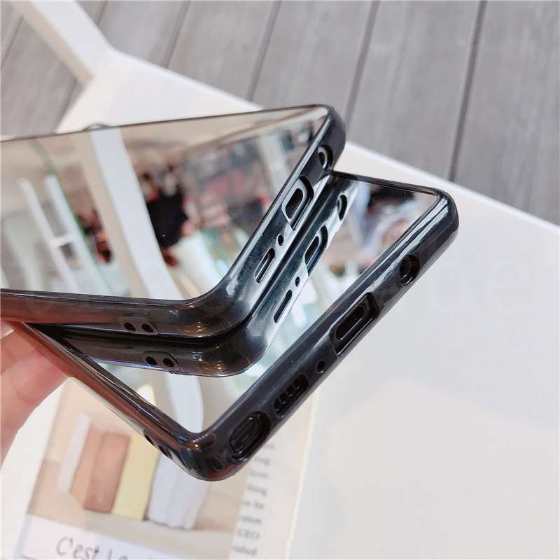 Samsung A52 A32 A12 Note 20 10 9 8 J8 J6 J4 Plus 2018 J2 Pro J7 J5 Prime 2018 2017 Mirror Makeup Soft Case Shockproof Luxury Back Cover