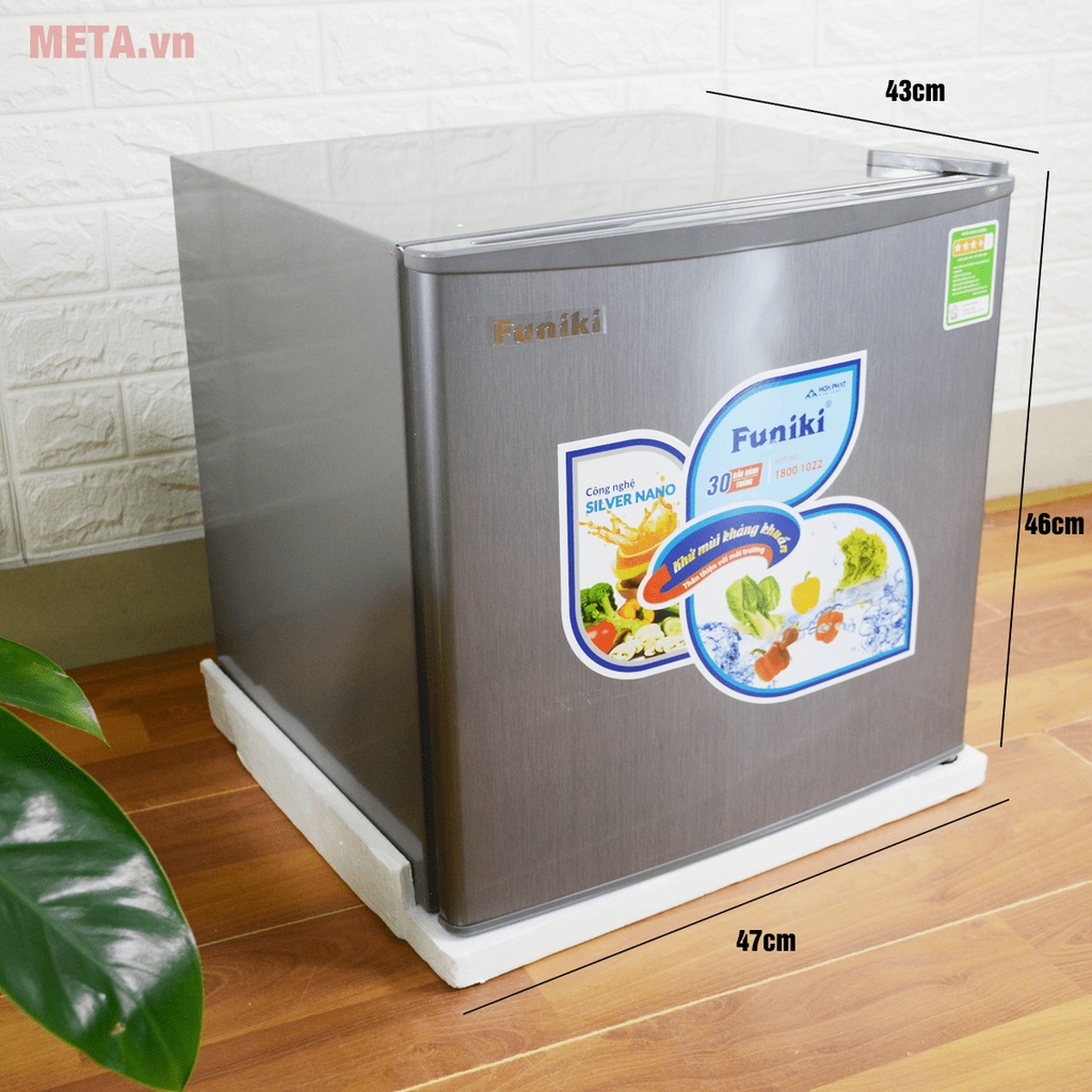 Tủ lạnh mini Funiki 50 lít, Bảo hành 12 tháng, Siêu nhỏ gọn, Phù hợp sử dụng cho văn phòng, Khách sạn, Cho sinh viên