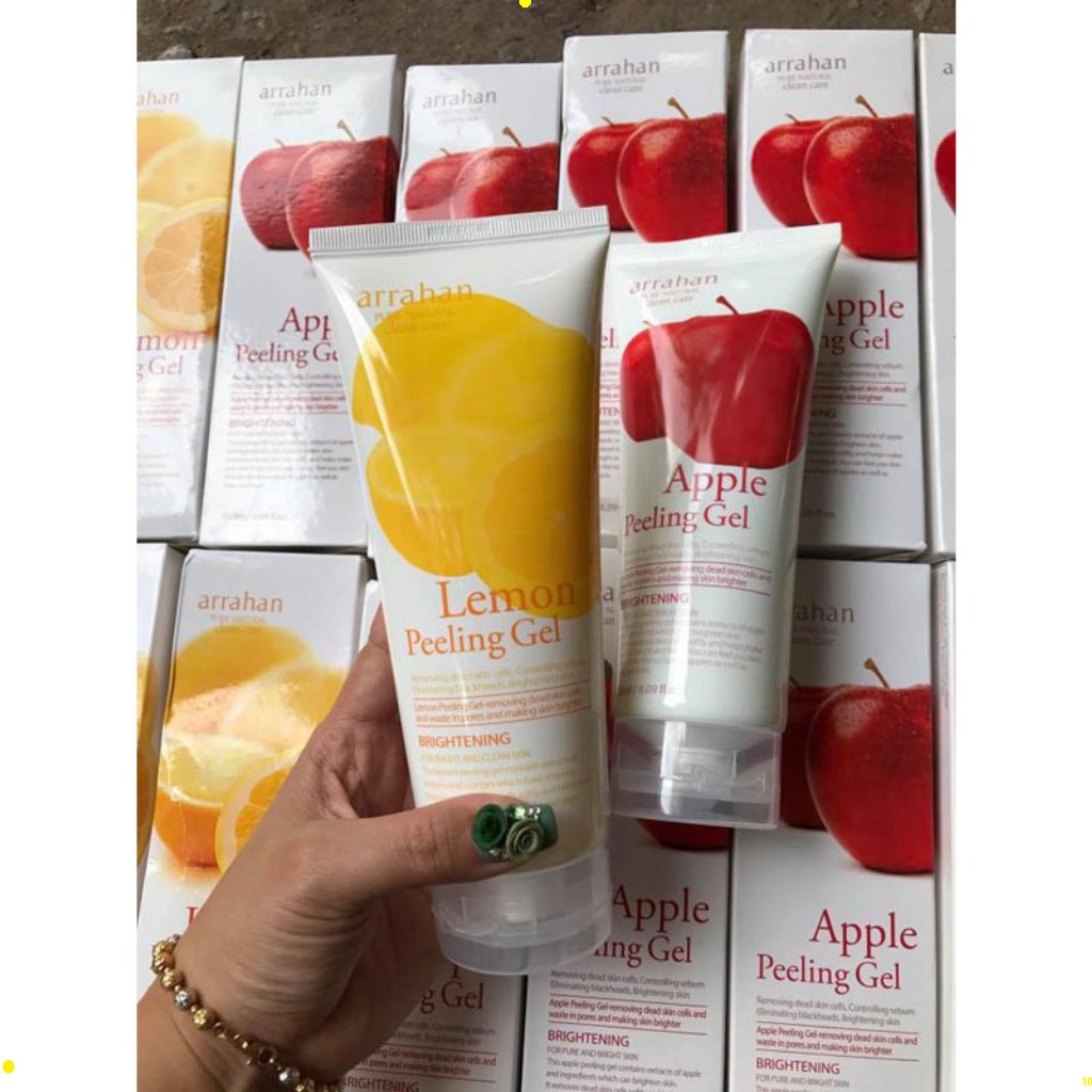 Tẩy Da Chết Làm Trắng Da Hoa Quả Arrahan, gel tẩy tế bào chết Arrahan Whitening Peeling kích trắng da MAA | BigBuy360 - bigbuy360.vn