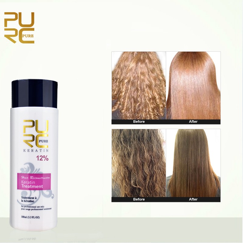 Kem Keratin Brazil PURC 12% Hỗ Trợ Giúp Thẳng Tóc 100ML