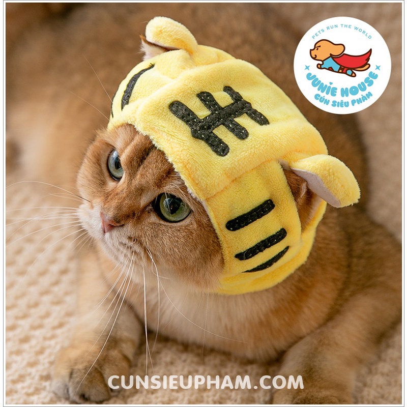 Nón con hổ cosplay nón cho chó mèo