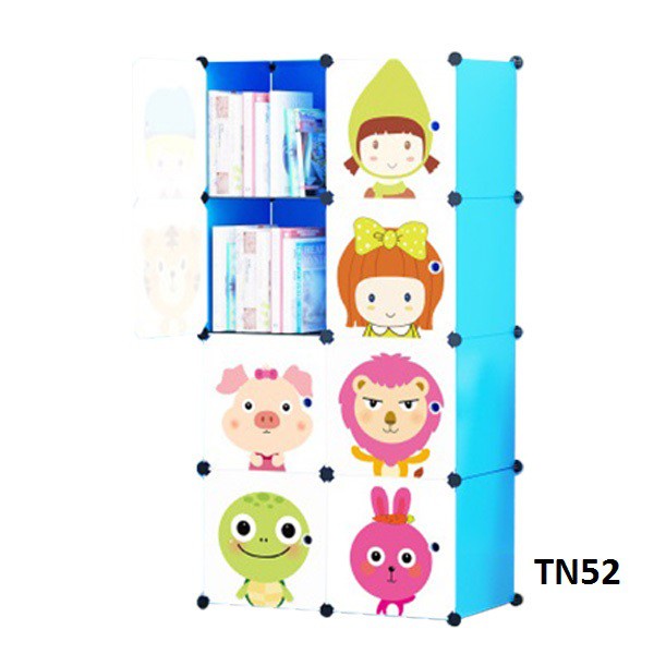 TỦ NHỰA LẮP GHÉP  8Ô THÔNG MINH NHIỀU MẪU ( CHỌN HÌNH THEO PHÂN LOẠI)