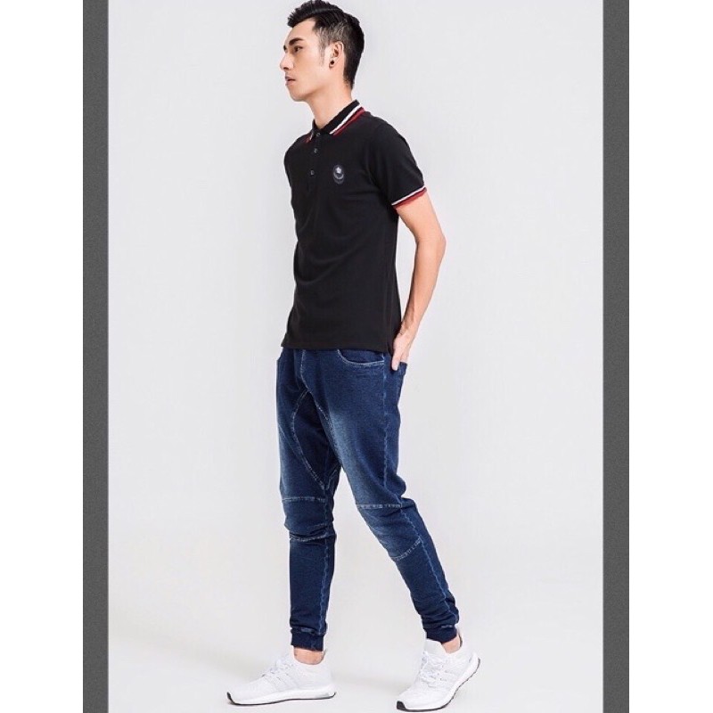 Sale áo phông nam cài khuy cổ dệt body lẻ size