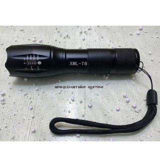 Đèn pin siêu sáng xml-t6 - pin sạc