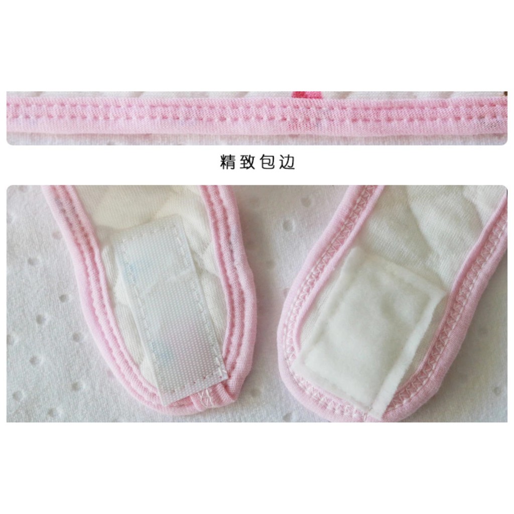 Chăn ủ cho bé sơ sinh trần bông 2 lớp cao cấp KÈM ĐAI, hàng xuất Nhật - C8