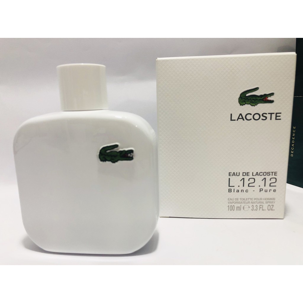 [Mẫu thử 2,5,10ml] Nước Hoa Nam Lacoste L.12.12 Blanc Pure