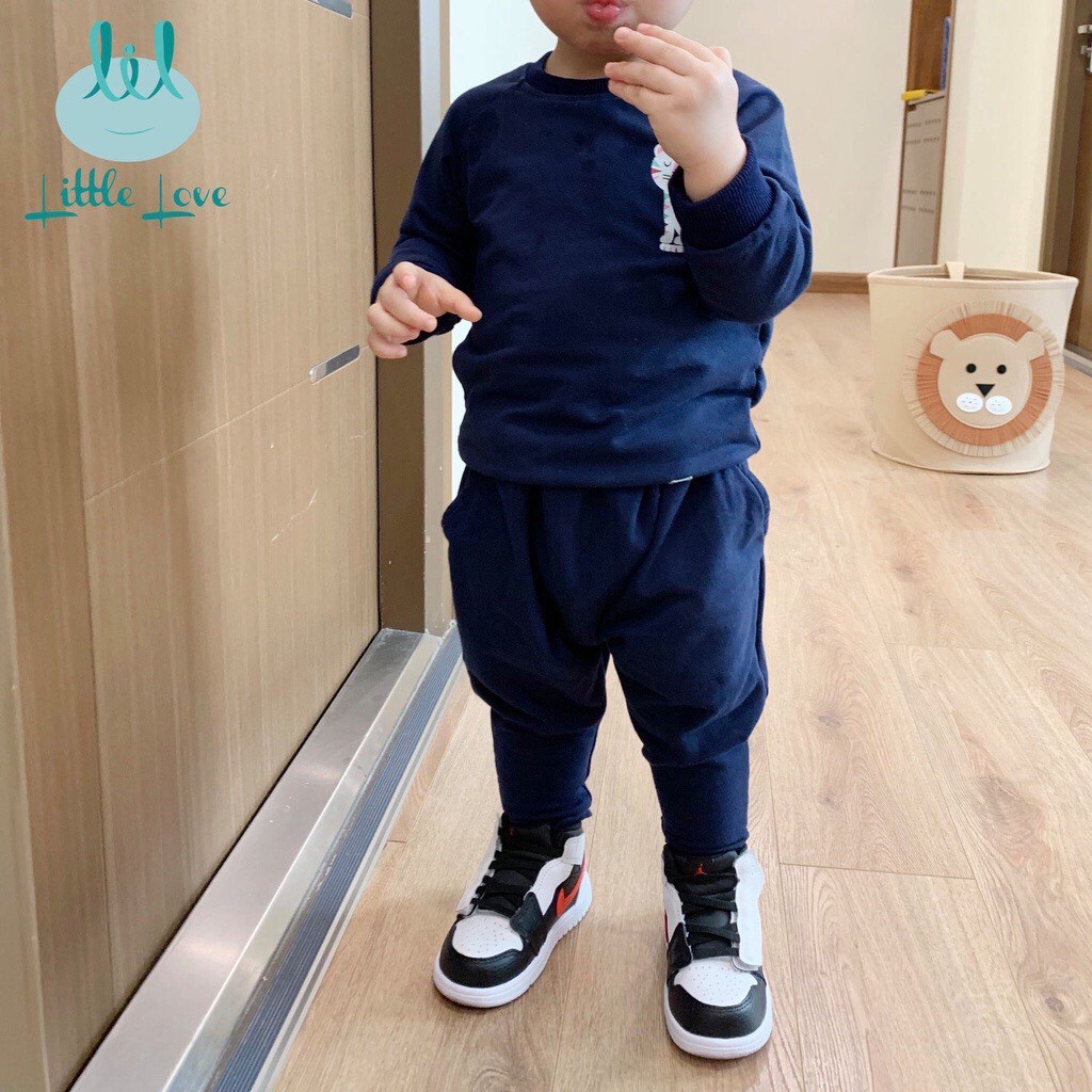 Lillte Love - Bộ nỉ HipHop cho bé trai, bé gái từ 6 tháng đến 4 tuổi