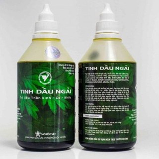 Tinh dầu ngải cứu hỗ trợ giảm đau nhức xương khớp đại học Y dược thái bình chai 500ml