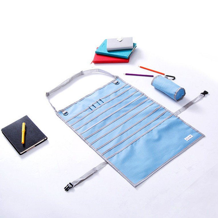 Túi oxford 14 ngăn thông minh kèm giỏ đựng đồ uống, túi treo bàn tiết kiệm diện tích - giao màu ngẫu nhiên