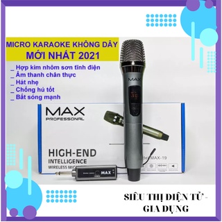 Micro đa năng Max-19, Micro JOA H5, hát nhẹ, sử dụng loa kéo, amply chuyên karaoke