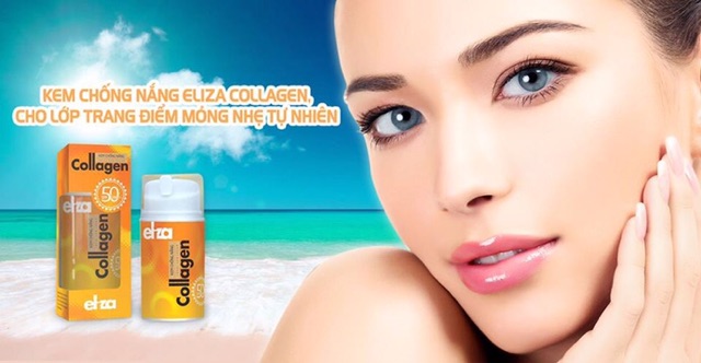 💦🌼[CHÍNH HÃNG]💦🌼 Kem chống nắng Eliza Collagen - SPF 50 cao cấp 💦🌼