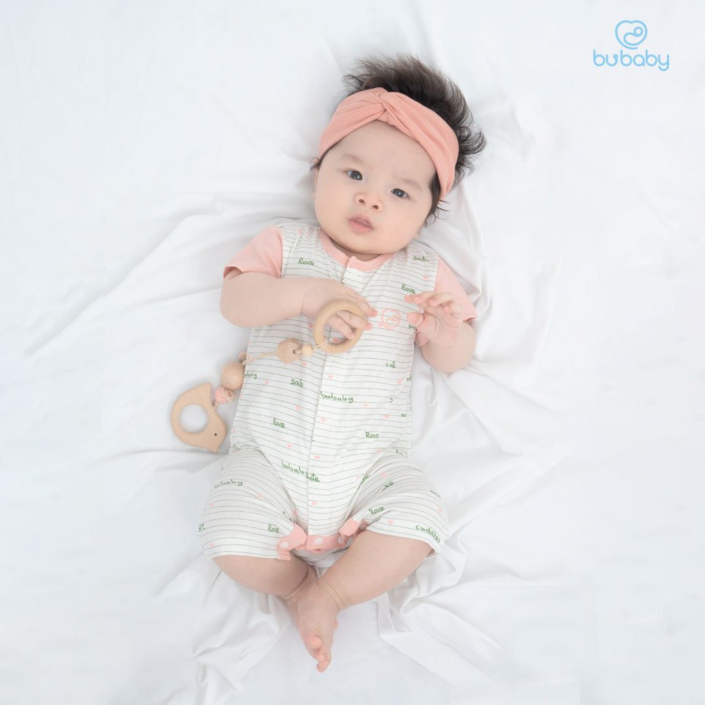 [Sơ Sinh 04/21] Bộ Body Đùi Ngắn Tay Cài Giữa Vải Sợi Tre Bambus Bu Baby An Toàn Cho Bé - Hàng Chính Hãng Việt Nam