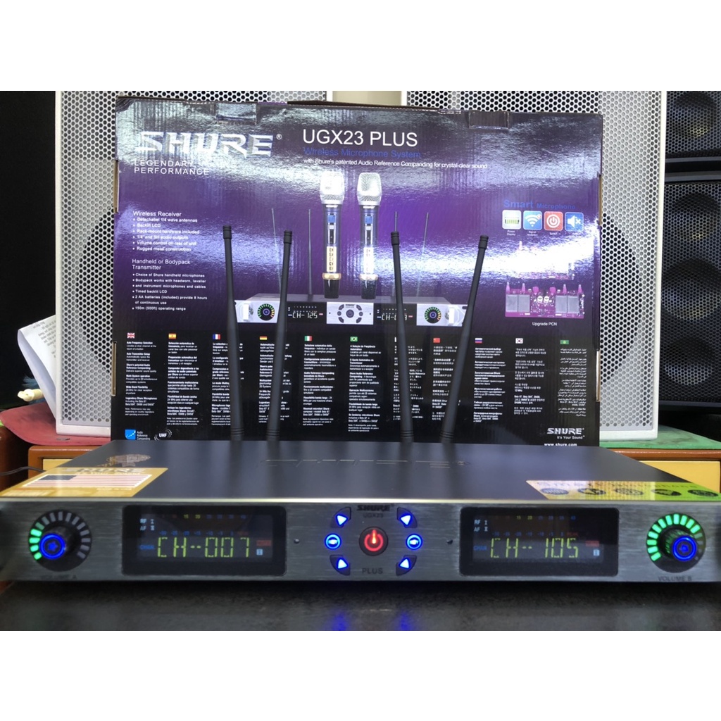 MICRO SHURE UGX23PLUS, MICRO HOT NĂM 2021, BH 12 THÁNG