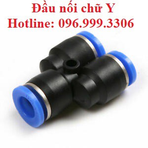 Đầu nối PY chữ Y khí nén, phun sương đầy đủ kích thước giá sỉ -  phụ kiện máy nén khí