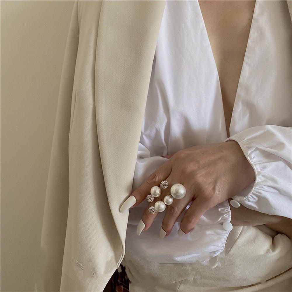 Nhẫn Nữ Oversize Nhiều Lớp Thanh Lịch|Nhẫn Thiết Kế Độc Đáo Thời Trang Cho Nữ