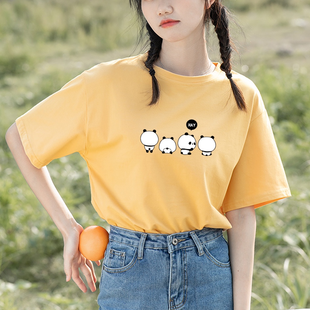 [Mã SKAMFSW175 giảm 10K đơn 50K] Áo Thun Nữ Gấu HAY KENA Form Áo Đơn Giản Vải Cotton Mềm Mát KAT108 | BigBuy360 - bigbuy360.vn