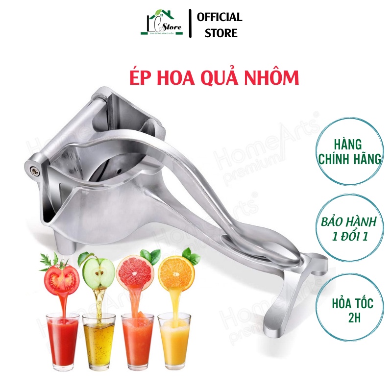Ép hoa quả bằng nhôm, ép cam, ép táo, dễ vệ sinh