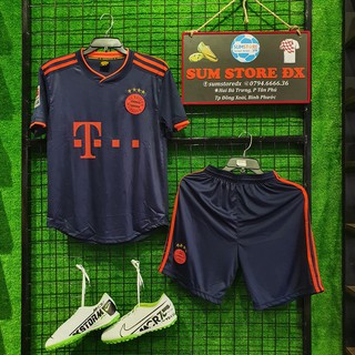 Bayern Munich Đen SV - Áo Bóng Đá Thun Lạnh Cao Cấp