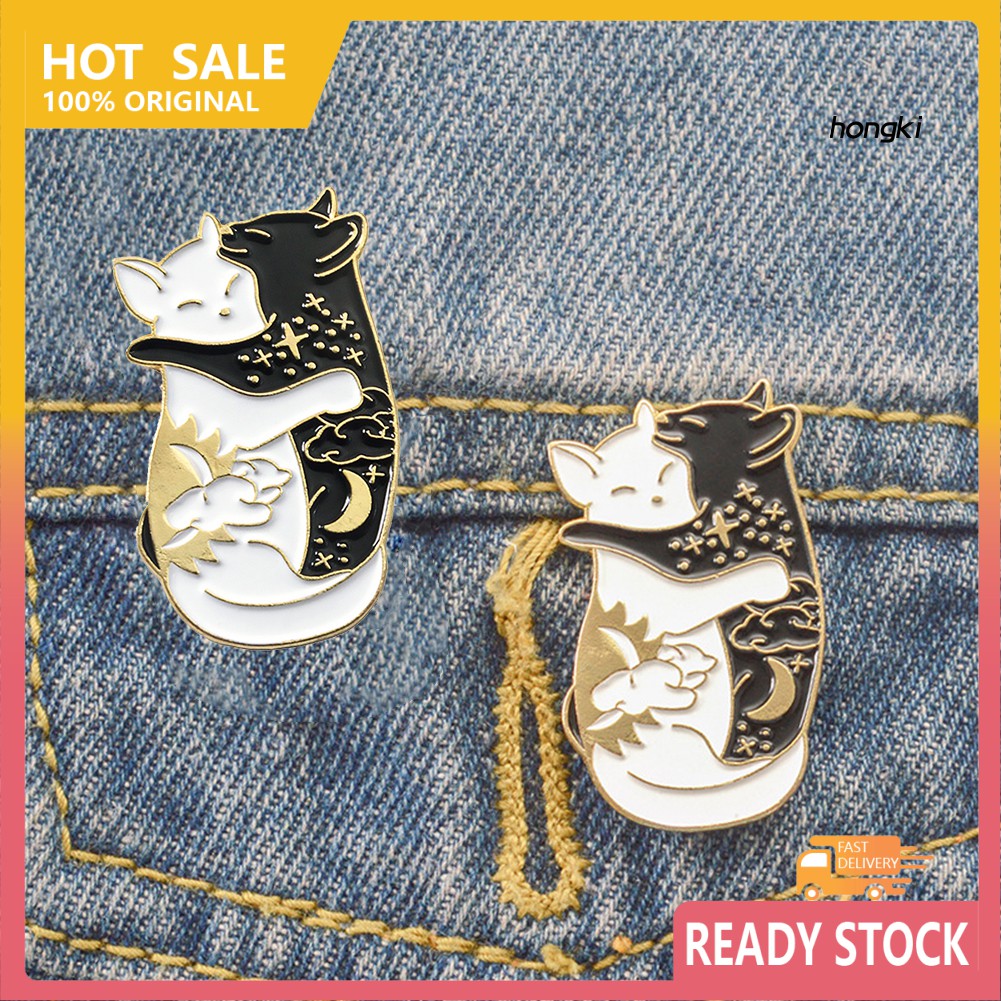 Ghim Cài Áo Hình Chú Mèo Dễ Thương Để Trang Trí