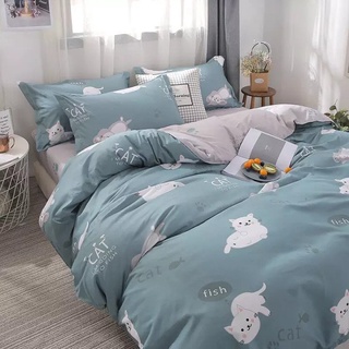 ( free ship ) SÉT POLY NHẬP TUYẾT RƠI gồm 1 Vỏ ga không bo chun + 2 Vỏ gối nằm + 1 vỏ chăn chưa ruột 2mx2m2
