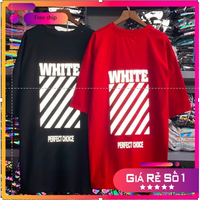 Áo thun 🔴 SIÊU SALE 🔴 white off phản quang Siêu đẹp