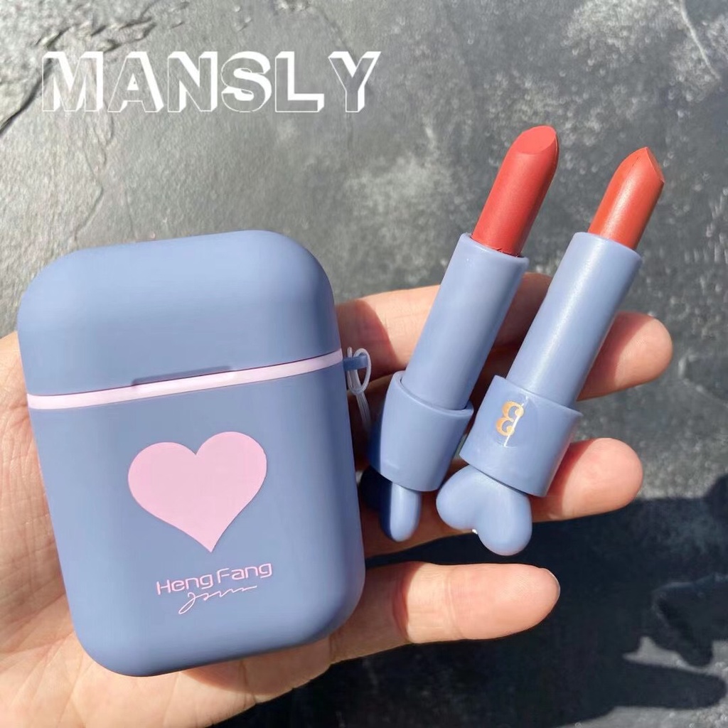 Set 2 son HengFang airpods 3 màu dễ lựa chọn - shop8868